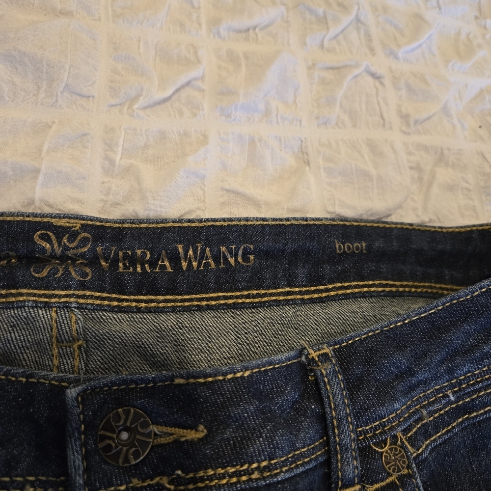 Vintage Simply Vera Wang Jeans – Size 14, Button Pocket Detail - Picture 7 of 15